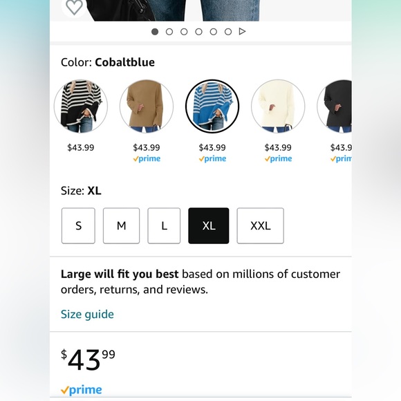 NWT Zesica Fall Mock Neck Sweater - Picture 6 of 11